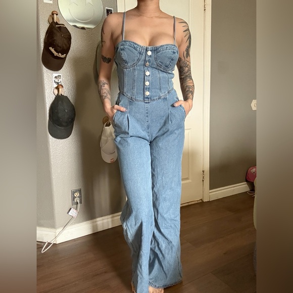 Denim jumpsuit - Picture 2 of 8